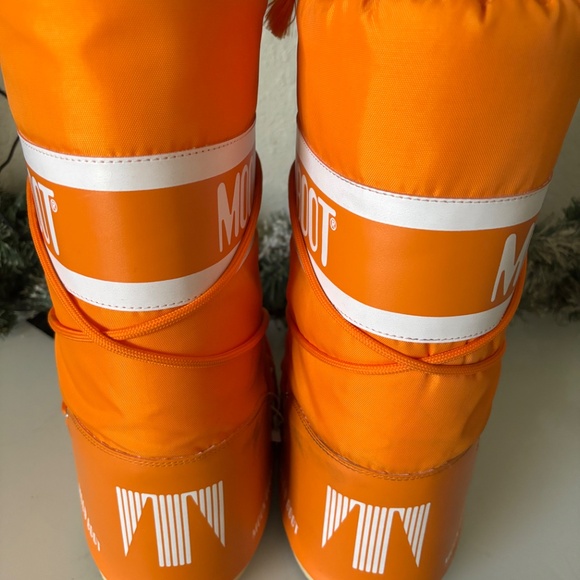 Moon Boot Orange Winter Boots - Picture 2 of 5